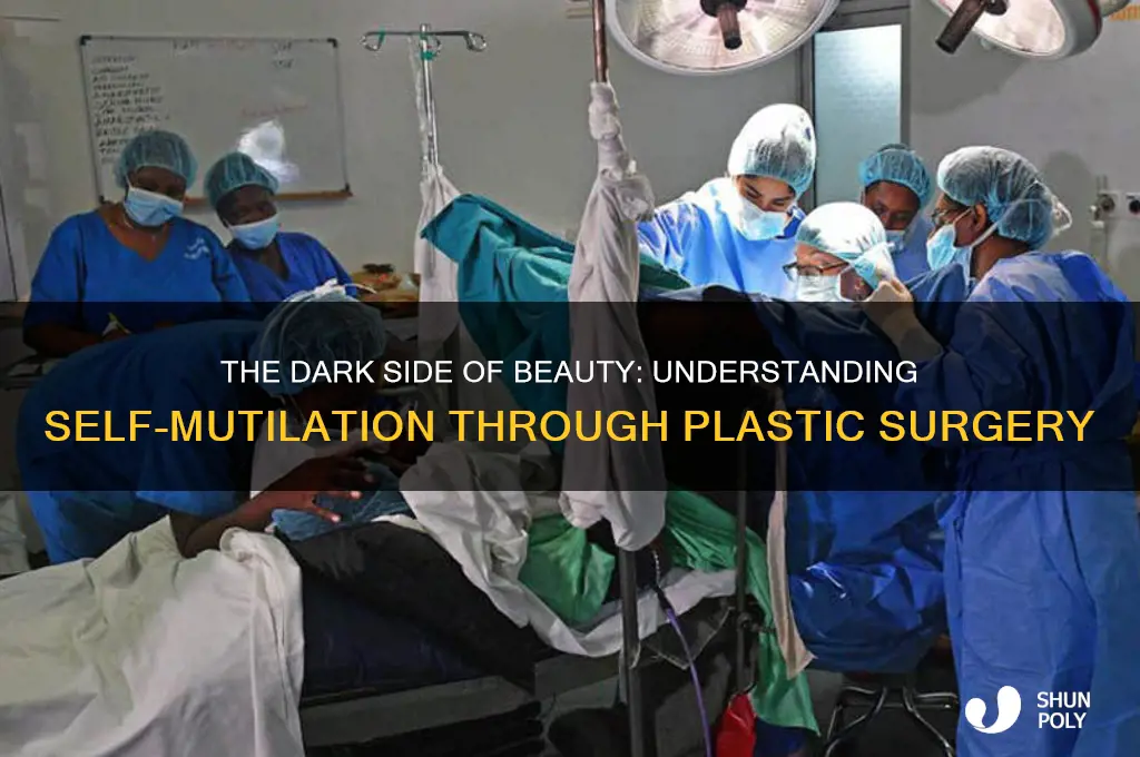 what causes self mutilation via plastic surgery