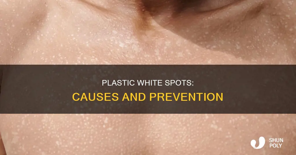 what causes white spots in plastic
