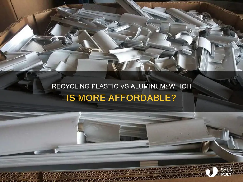 what cheaper and easier to recycle plastic or aluminum