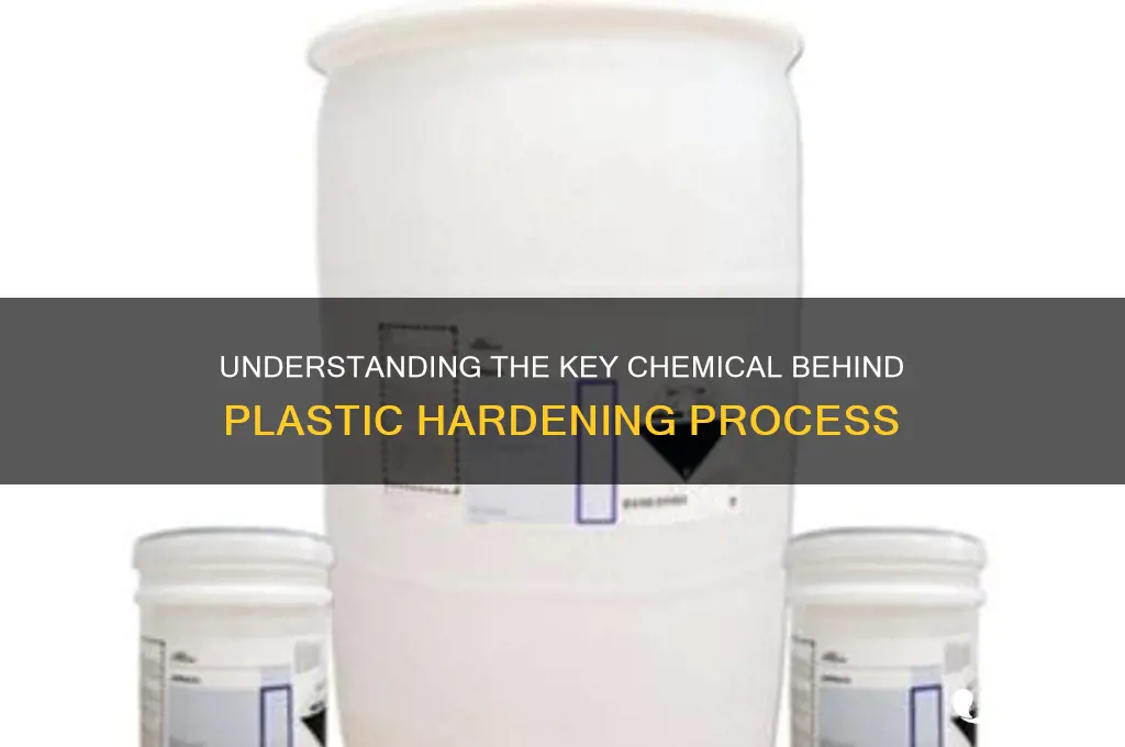 what chemical makes plastic hardening