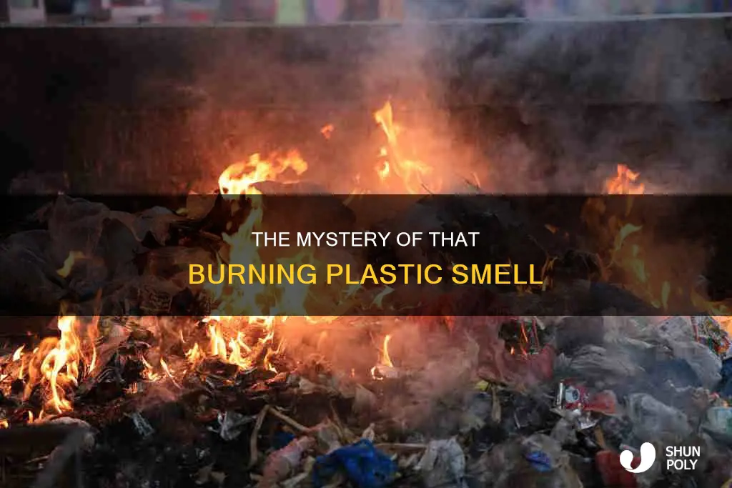 what chemical smells like burning plastic