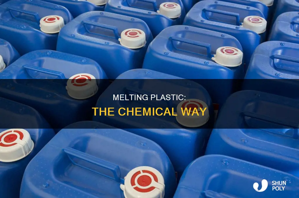 what chemical to melting the plastic