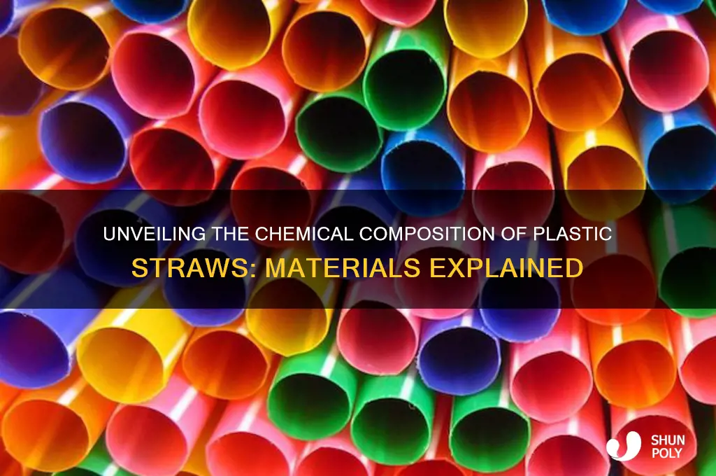 what chemicals are plastic straws made of