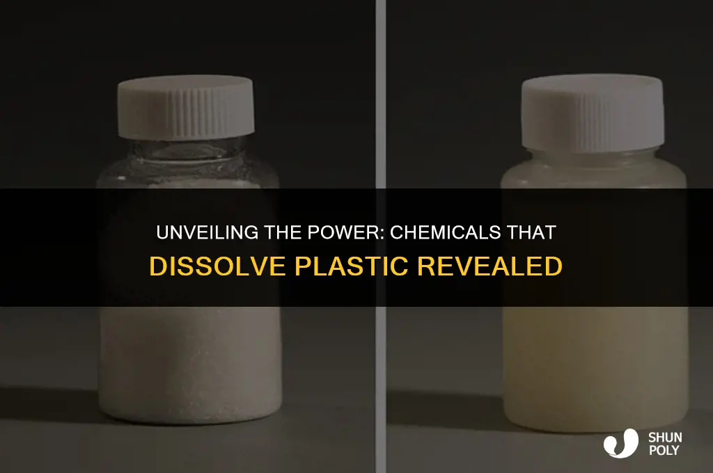 what chemicals will eat thru plastic