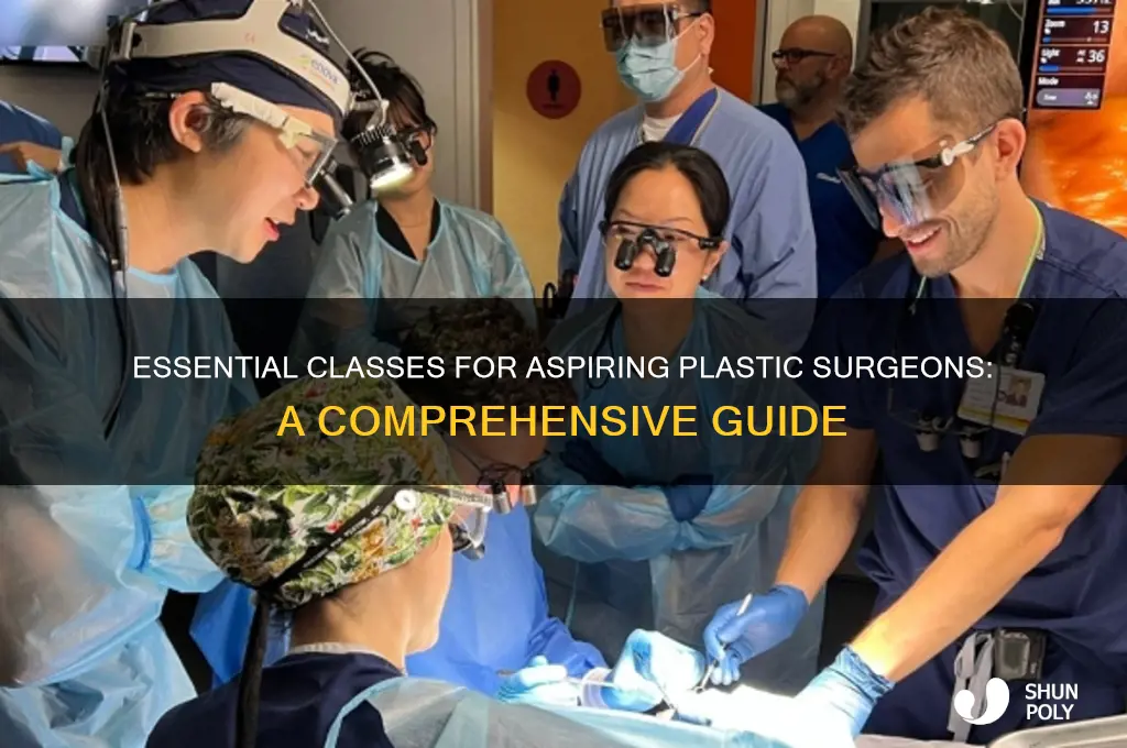 what classes do you need to be a plastic surgeon