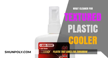 Best Cleaners for Textured Plastic Coolers