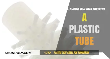 Effective Cleaners to Remove Yellow Stains from Plastic Tubes