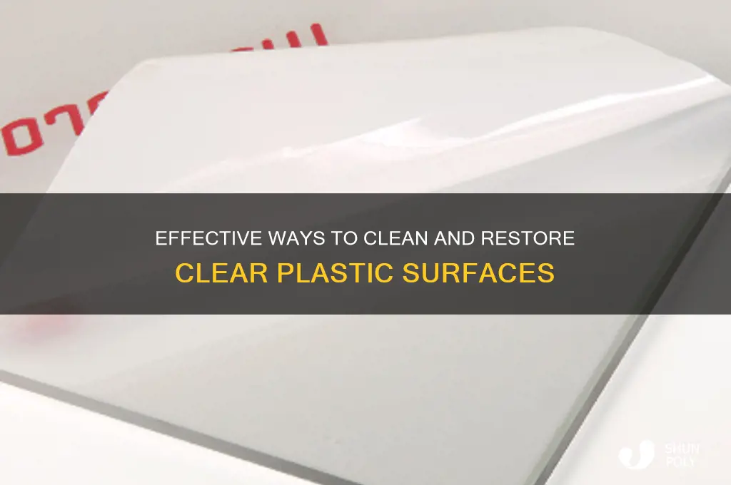 what cleans clear plastic