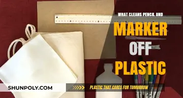 How to Remove Pencil and Marker Stains from Plastic