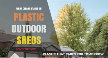 How to Clean Stains Off Your Plastic Shed