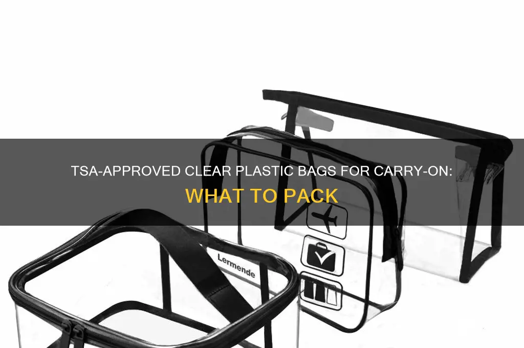 what clear plastic bags are approved for tsa carry on