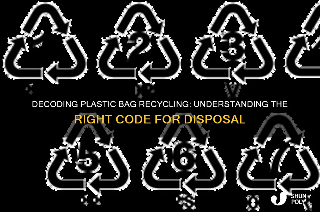 what code is plastic bags for recycling