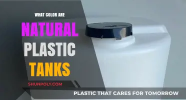 The Color of Natural Plastic Tanks