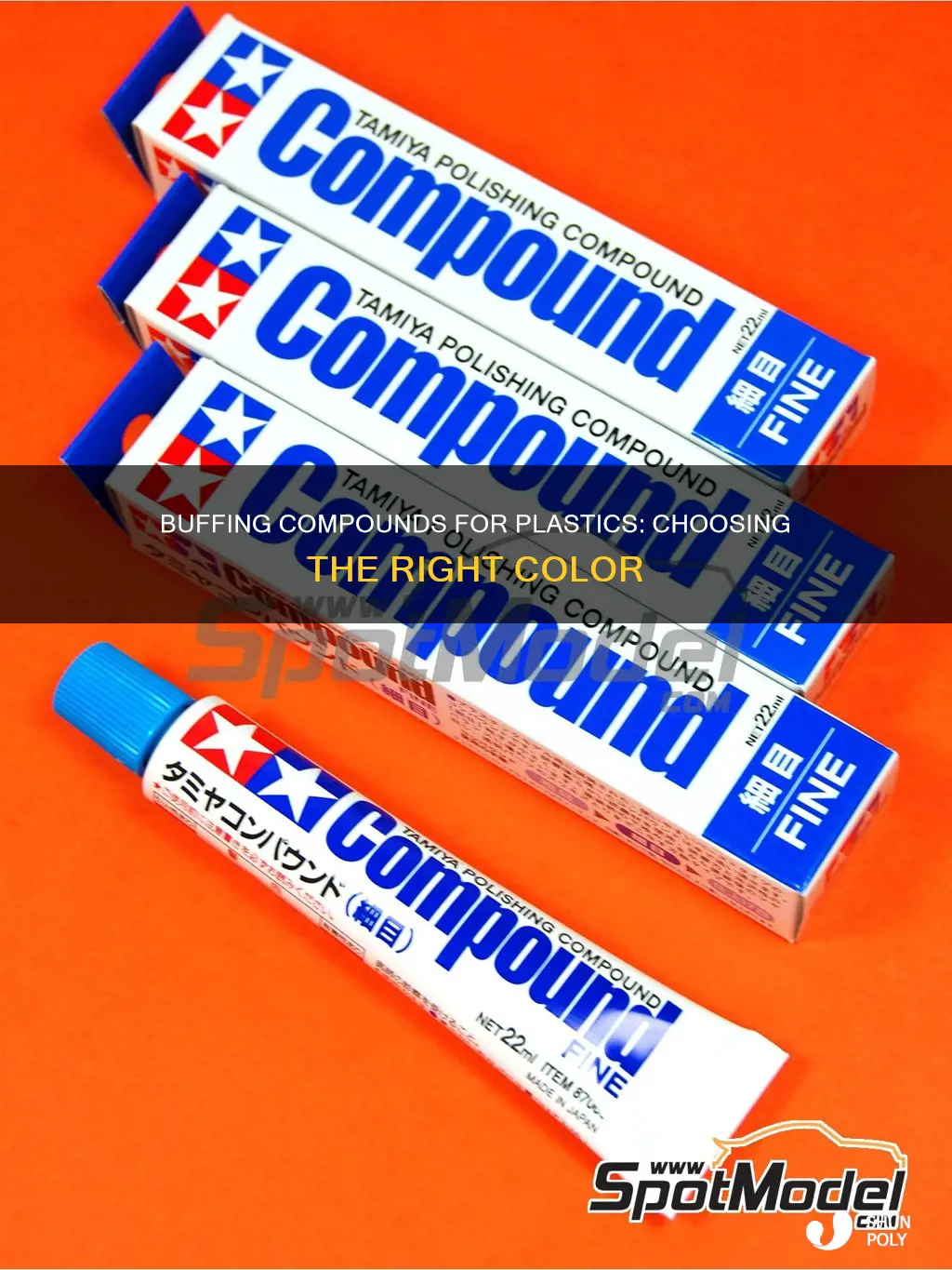 what color buffing compound for plastic