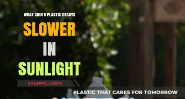 Sunlight's Impact: Plastic Decay and Color