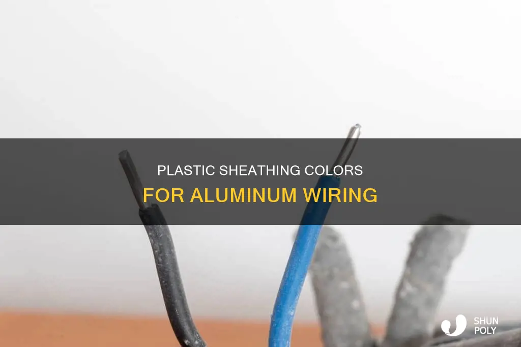 what color plastic is on aluminum wiring