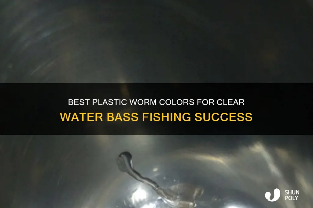what color plastic worm for clear water