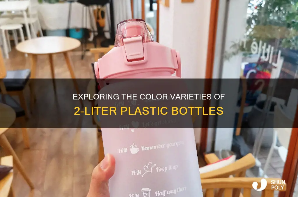 what colors do 2 liter plastic bottles come in