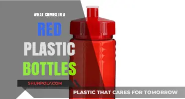 Red Plastic Bottles: Unveiling Common Contents and Uses