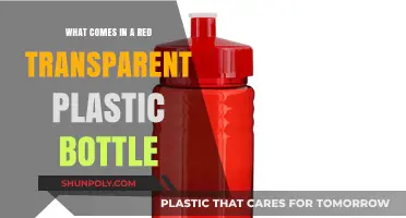 Unveiling the Mystery: What’s Inside Red Transparent Plastic Bottles?