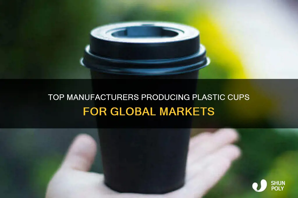 what companies make plastic cups