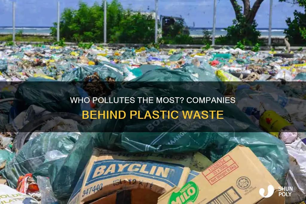 what companies produce the most plastic waste
