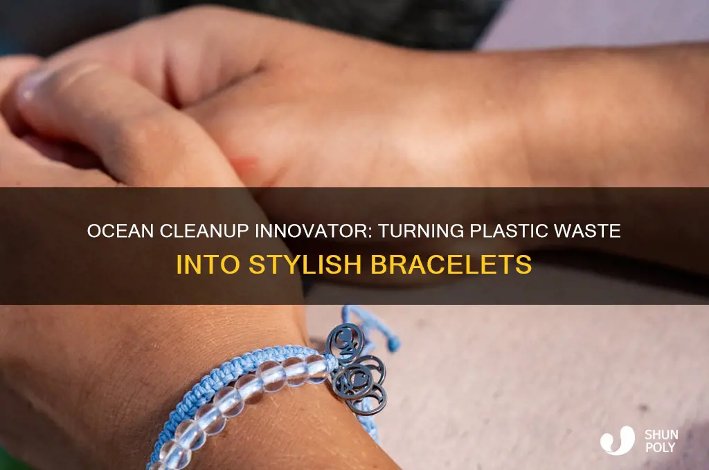 what company cleans plastic from the ocean and makes bracelets