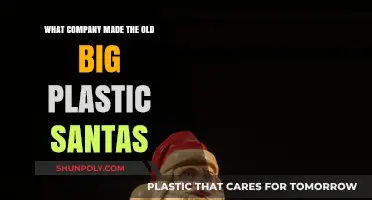 Unveiling the Creator of Vintage Giant Plastic Santa Decorations