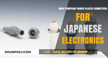 Who Manufactures Plastic Connectors for Japanese Electronics Brands?