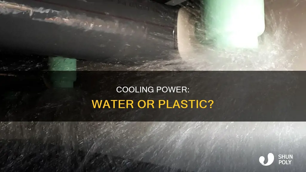 what coola faster water or plastic