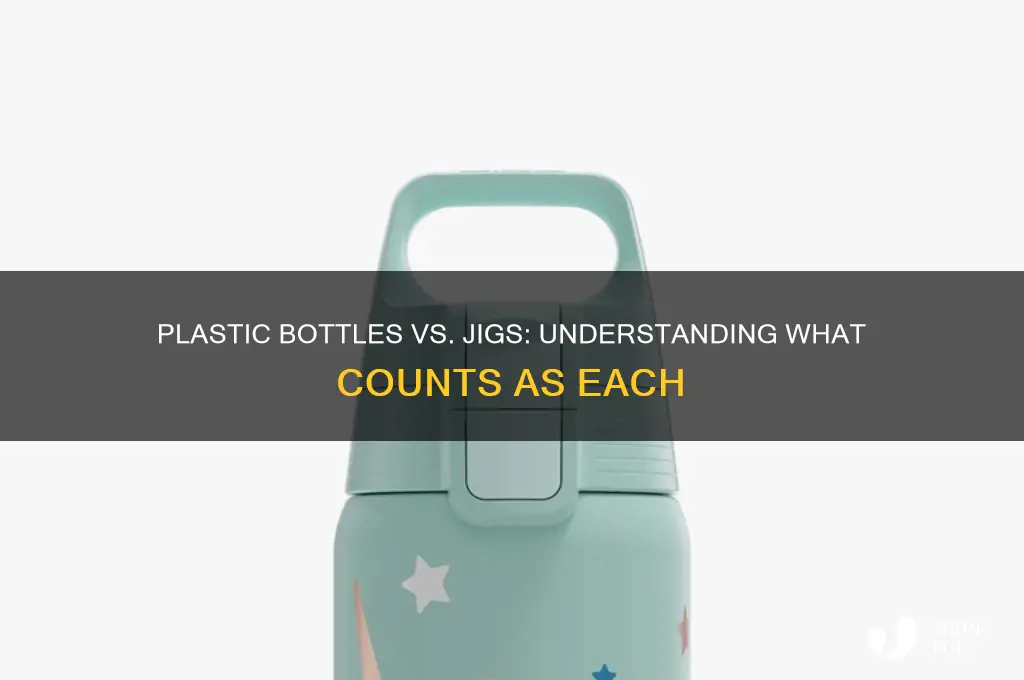what counts as plastic bottle or jig