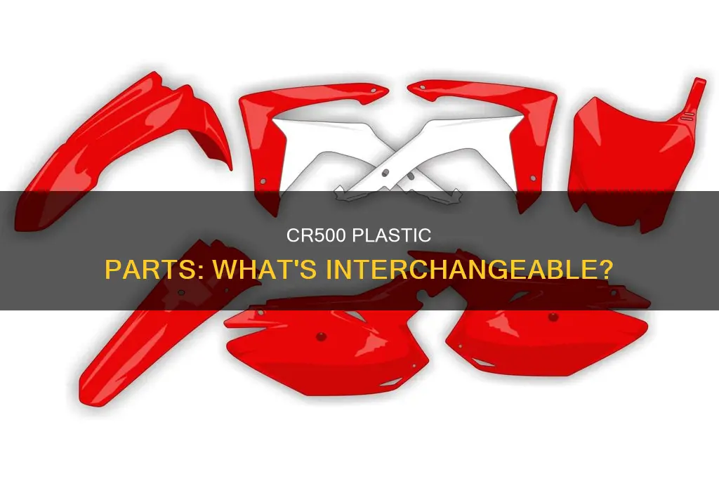 what cr500 plastic parts are interchangeable