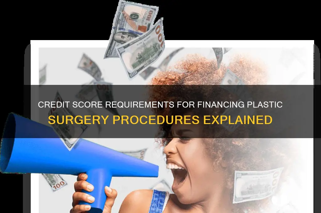 what credit score do you need for plastic surgery