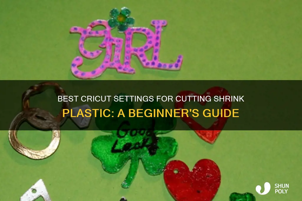 what cricut setting should i cut shrink plastic on