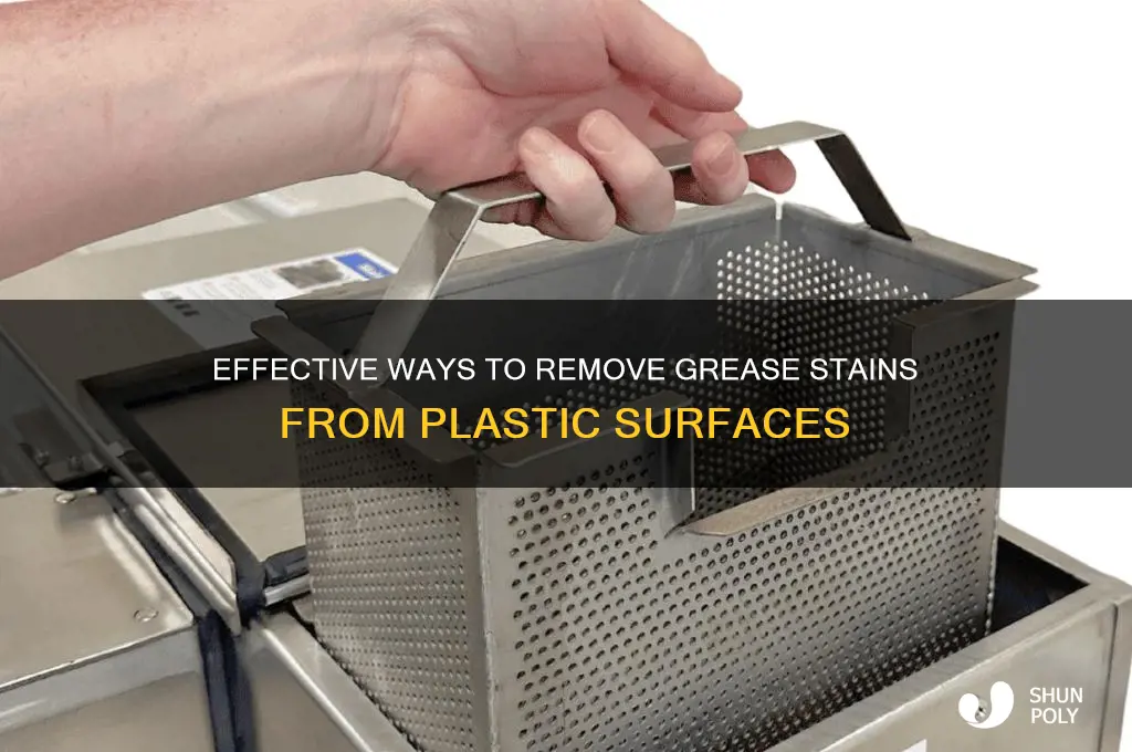 what cuts grease on plastic