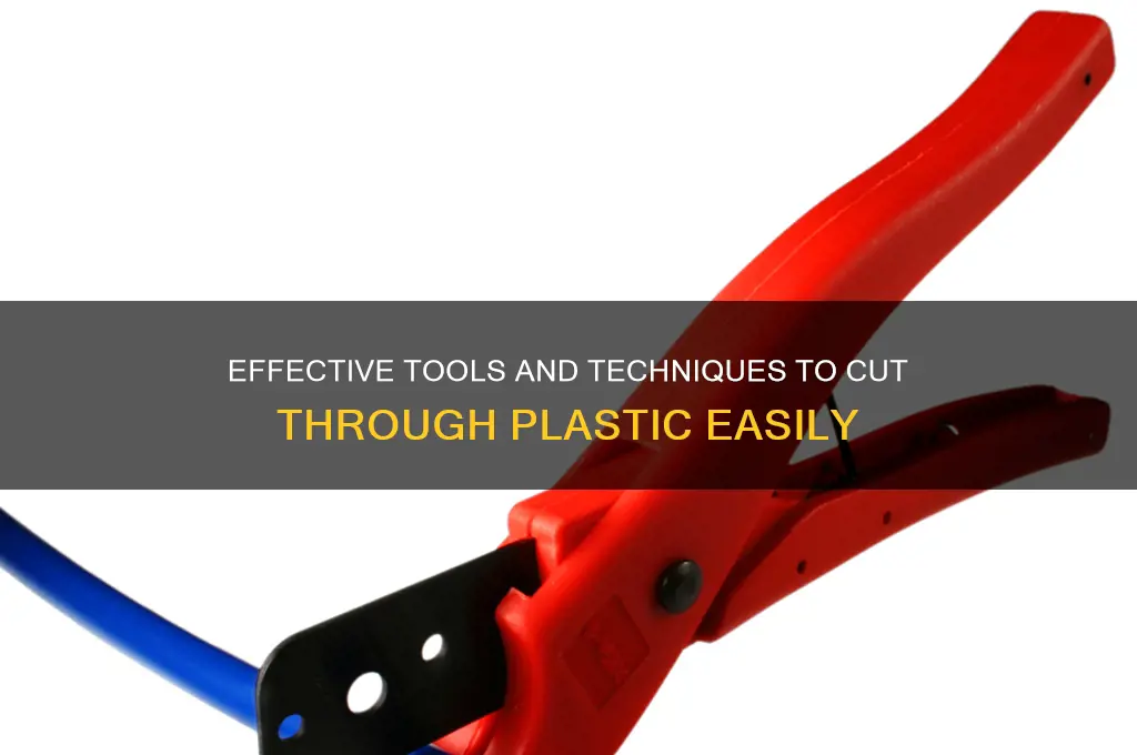 what cuts through plastic