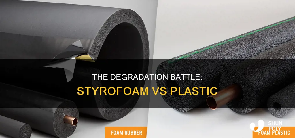 what deterates faster styrofoam or plastic