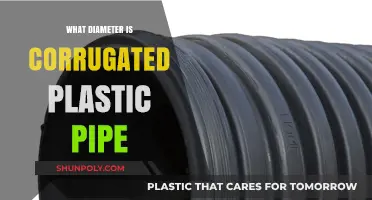 Corrugated Plastic Pipes: Understanding Their Standard Diameter