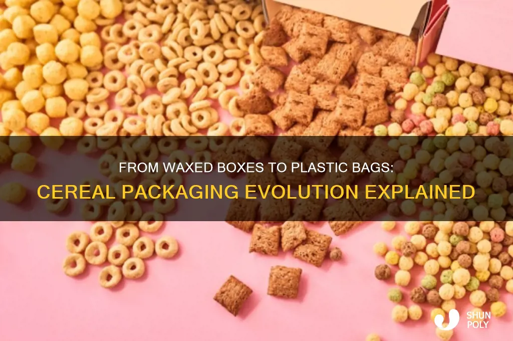 what did cereal come in before plastic bags