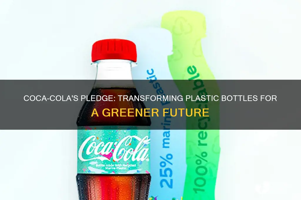 what did cococola promise to do with plastic bottles