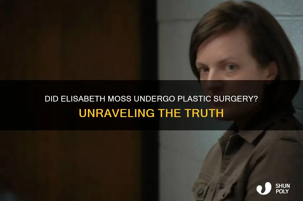 what did elisabeth moss do plastic surgery