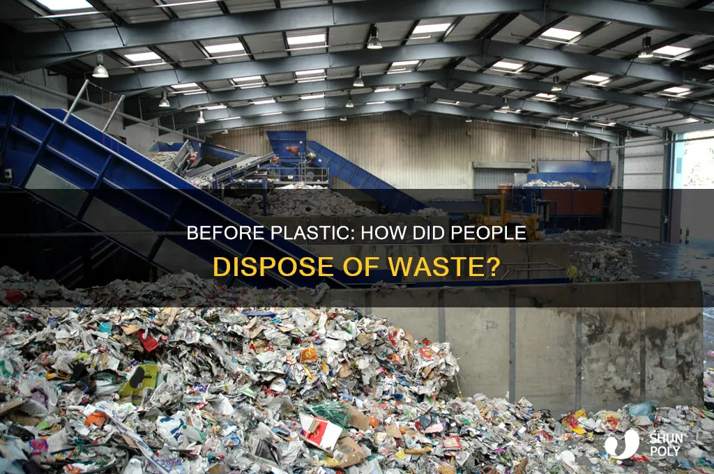 what did people use before plastic garbage bags