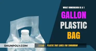 Exploring the Dimensions of a Standard 1-Gallon Plastic Bag
