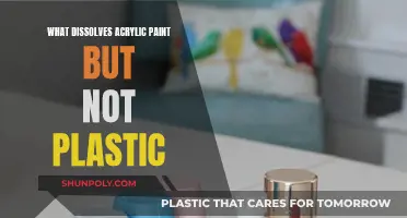Solvents That Dissolve Acrylic Paint Without Harming Plastic