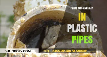 How to Dissolve Fat in Plastic Pipes