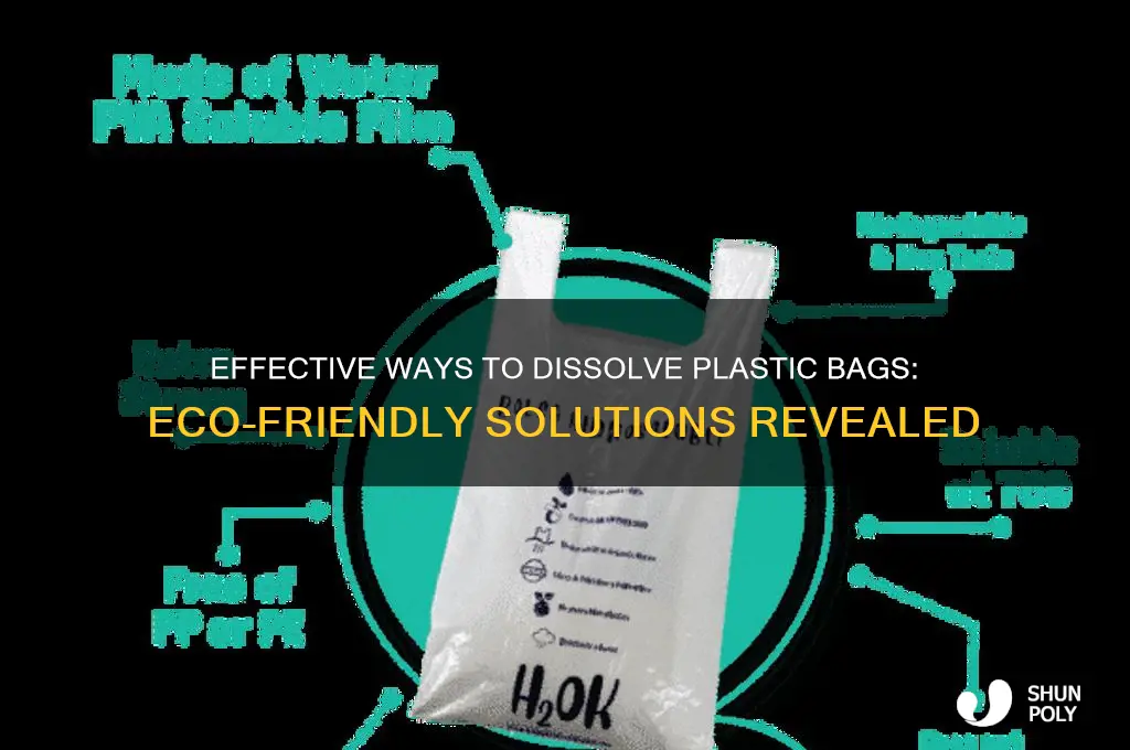 what dissolves plastic bags