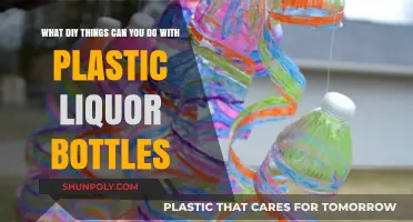 Creative DIY Projects: Transforming Plastic Liquor Bottles into Functional Art