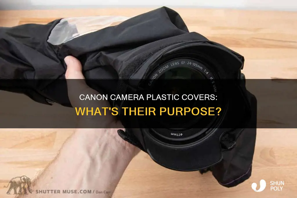 what do canon camera plastic covers do
