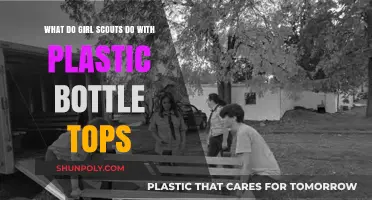 Creative Girl Scout Projects: Recycling Plastic Bottle Tops for Good
