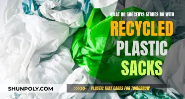 How Grocery Stores Recycle Plastic Sacks?